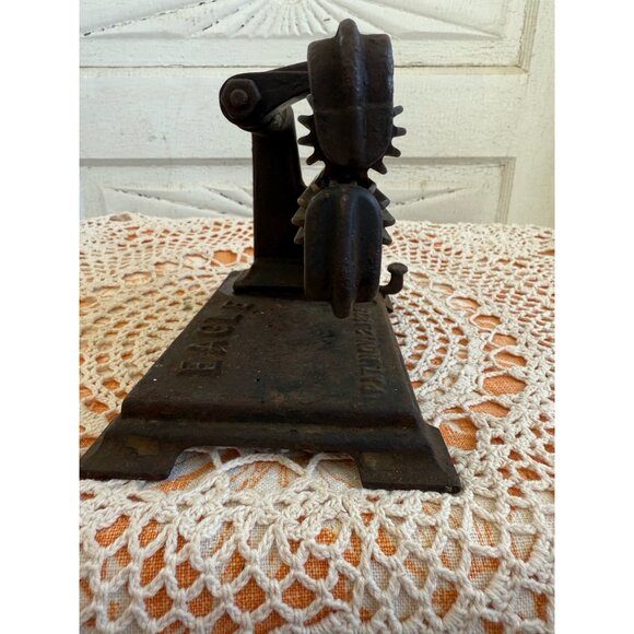 Antique 1800s' Eagle Hand Crank Fluting Iron Pleating Press Primitive - Picture 2 of 13